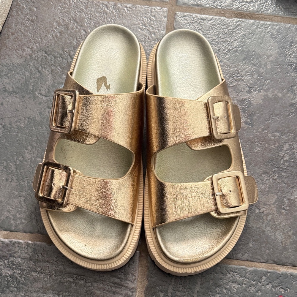 MIA Gold Sandals